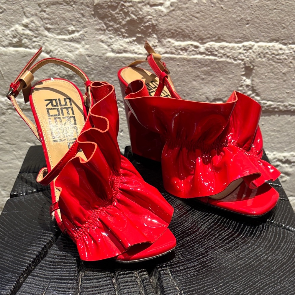 Sergio Rossi - NEW - 36 - Red Patent Heels